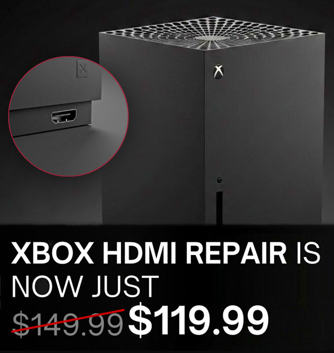 xbox one hdmi repair