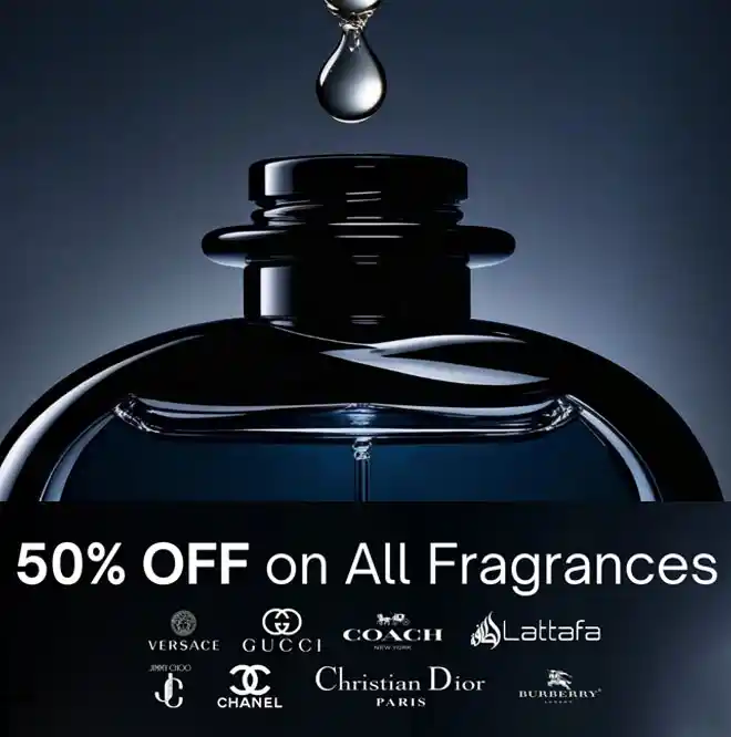 50 percent off fragrance